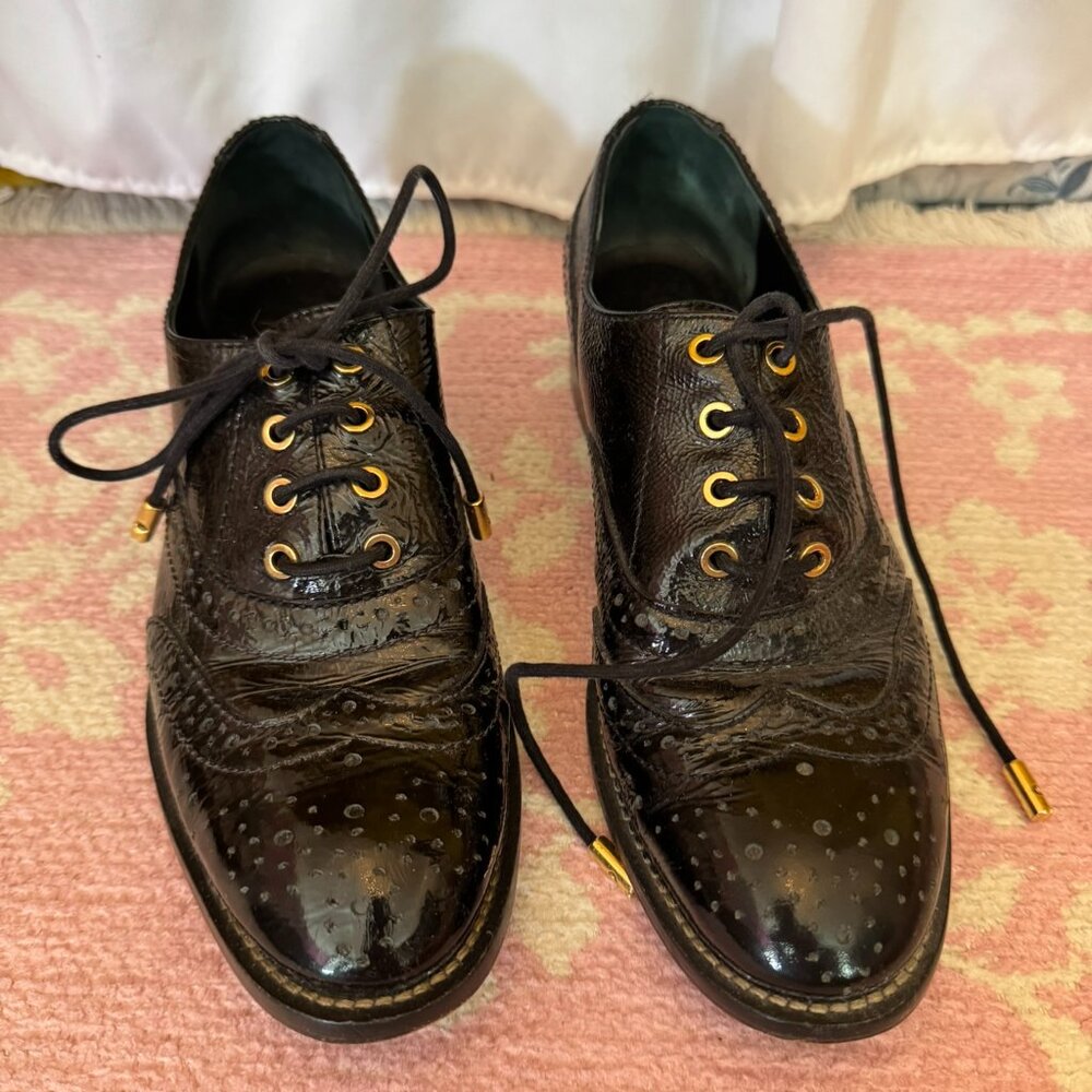 Tory Burch Patent Leather Oxfords